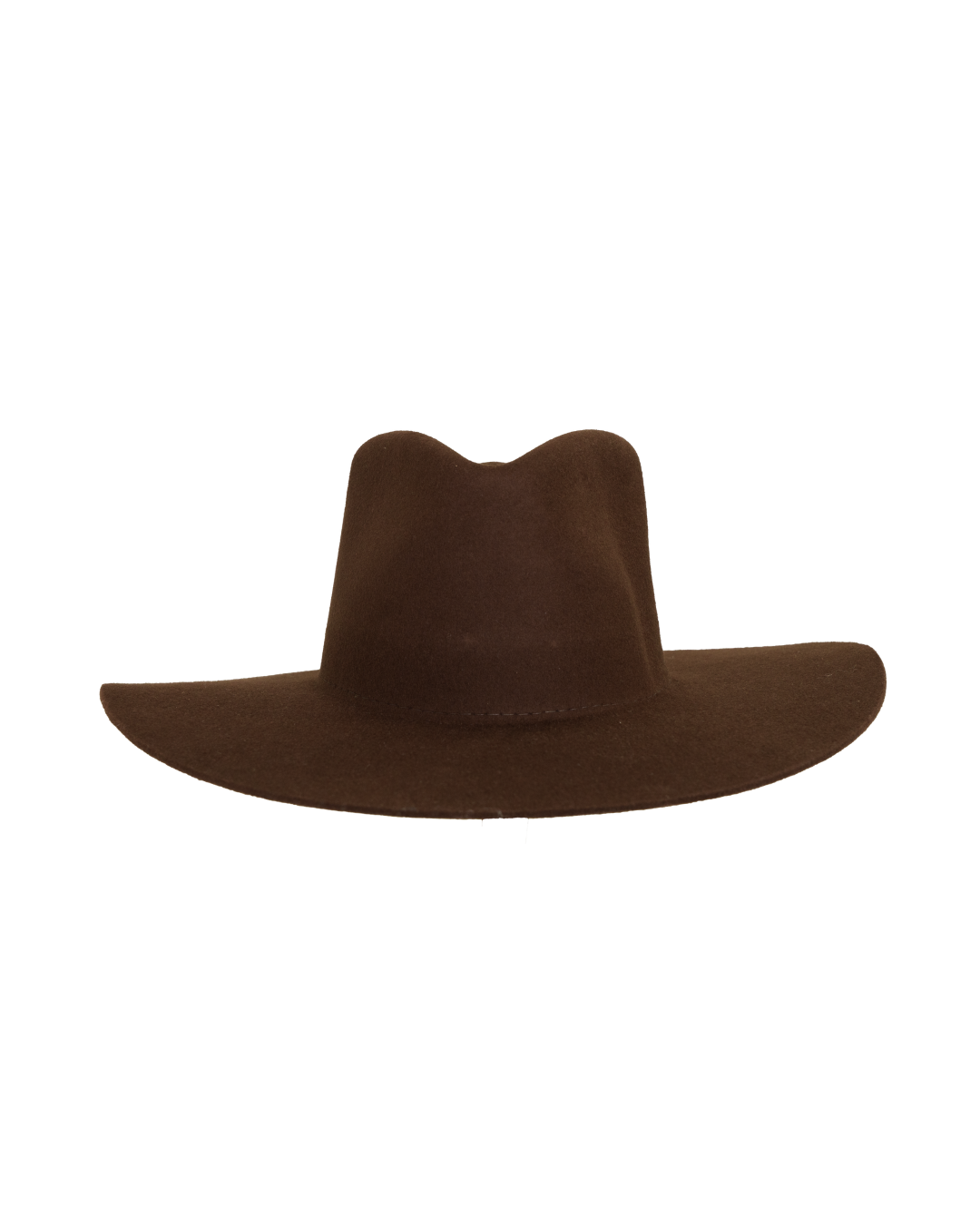 Teardrop Fedora in Brown