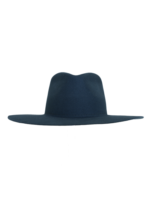 Teardrop Fedora in Navy