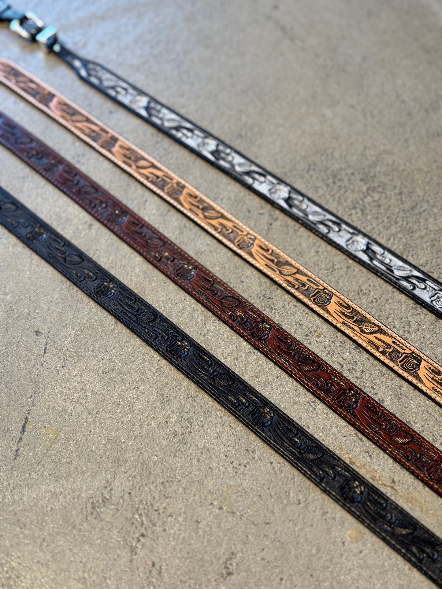 Tan Leather Hat Band