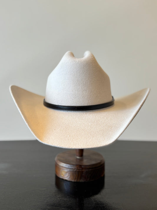 Black Leather Hat Band