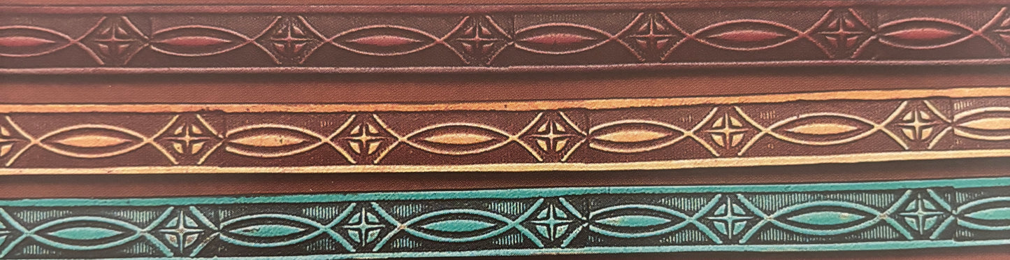 Brown Leather Hat Band