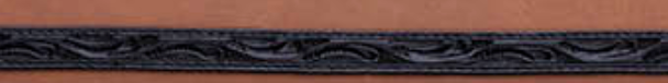 Black Leather Hat Band