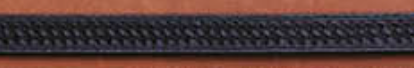 Black Leather Hat Band