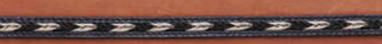 Black Leather Hat Band