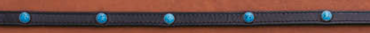 Black Leather Hat Band