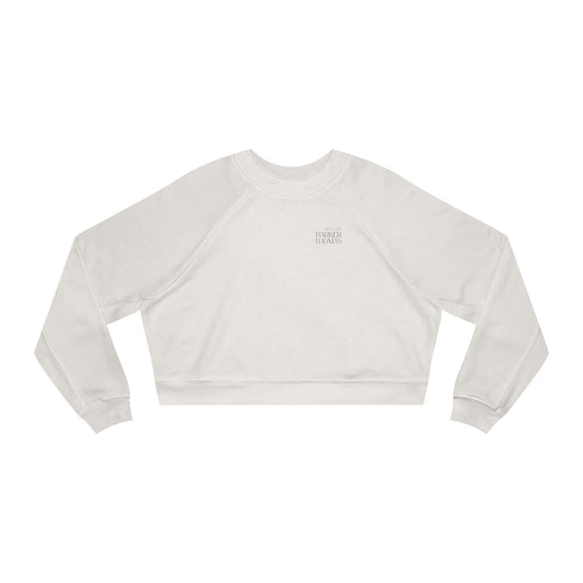Branded Women's Cropped Fleece Pullover