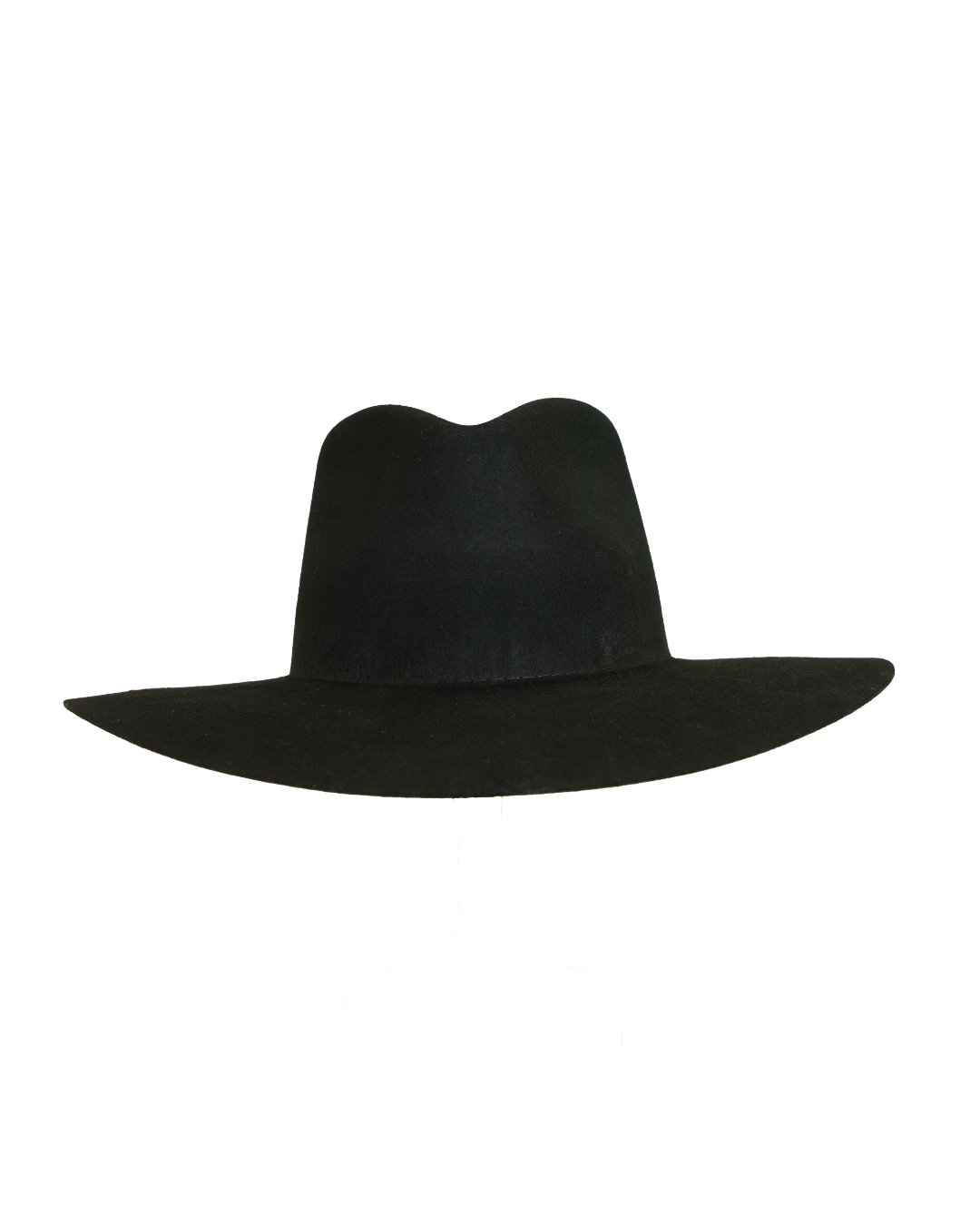 Teardrop Fedora in Black