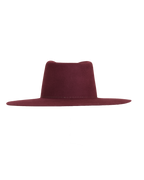 Teardrop Fedora in Burgundy
