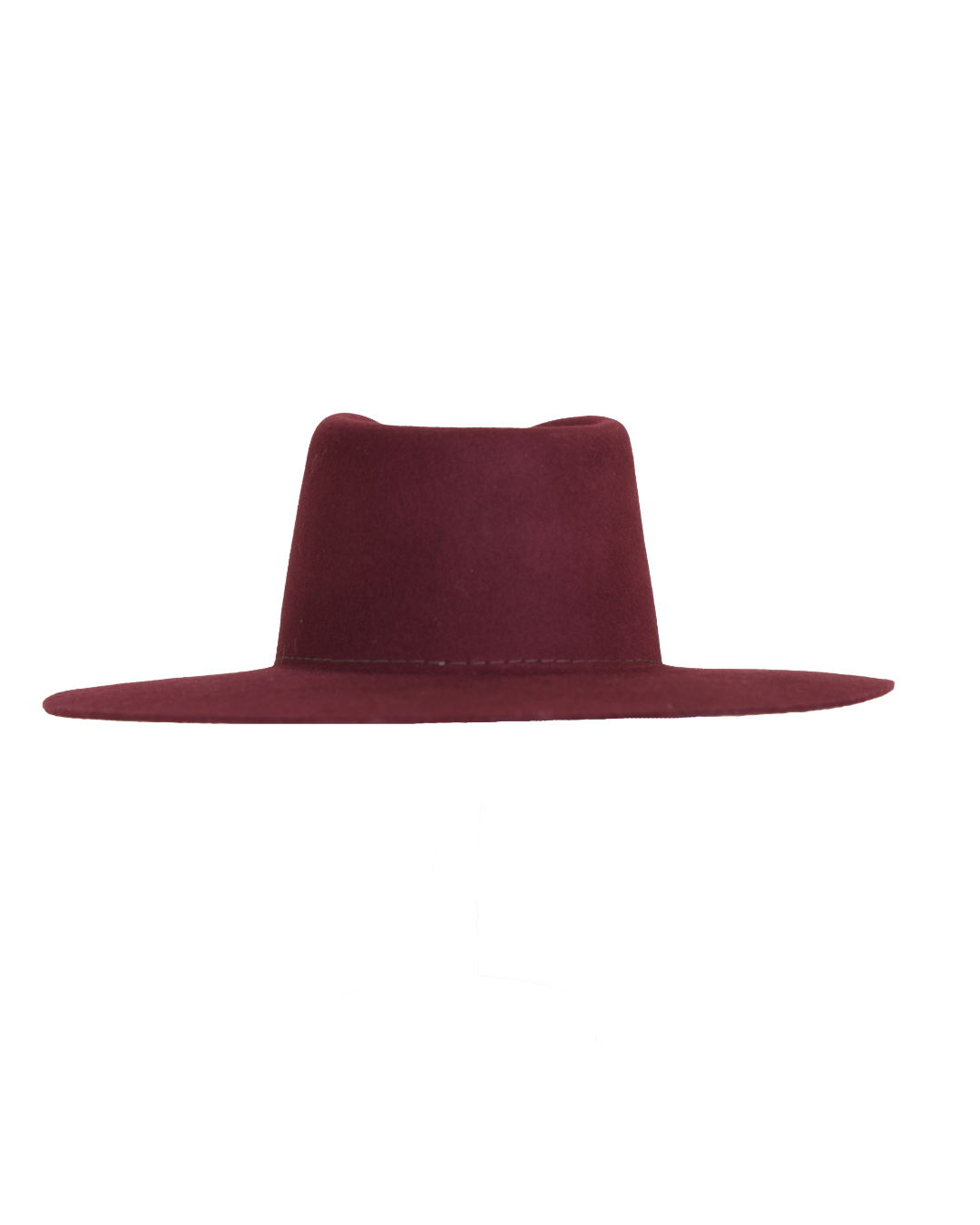 Teardrop Fedora in Burgundy