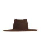 Teardrop Fedora in Brown
