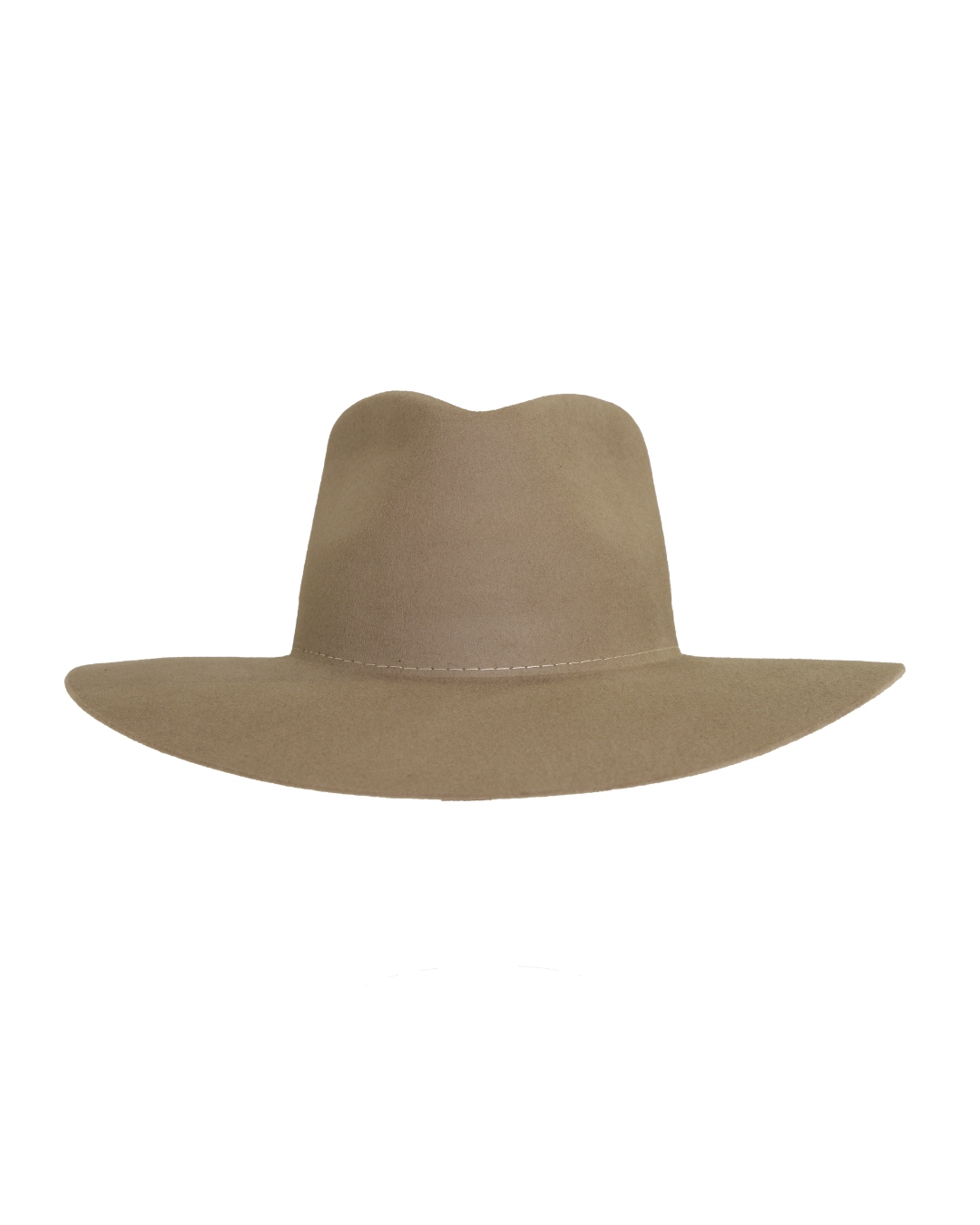 Teardrop Fedora in Mushroom