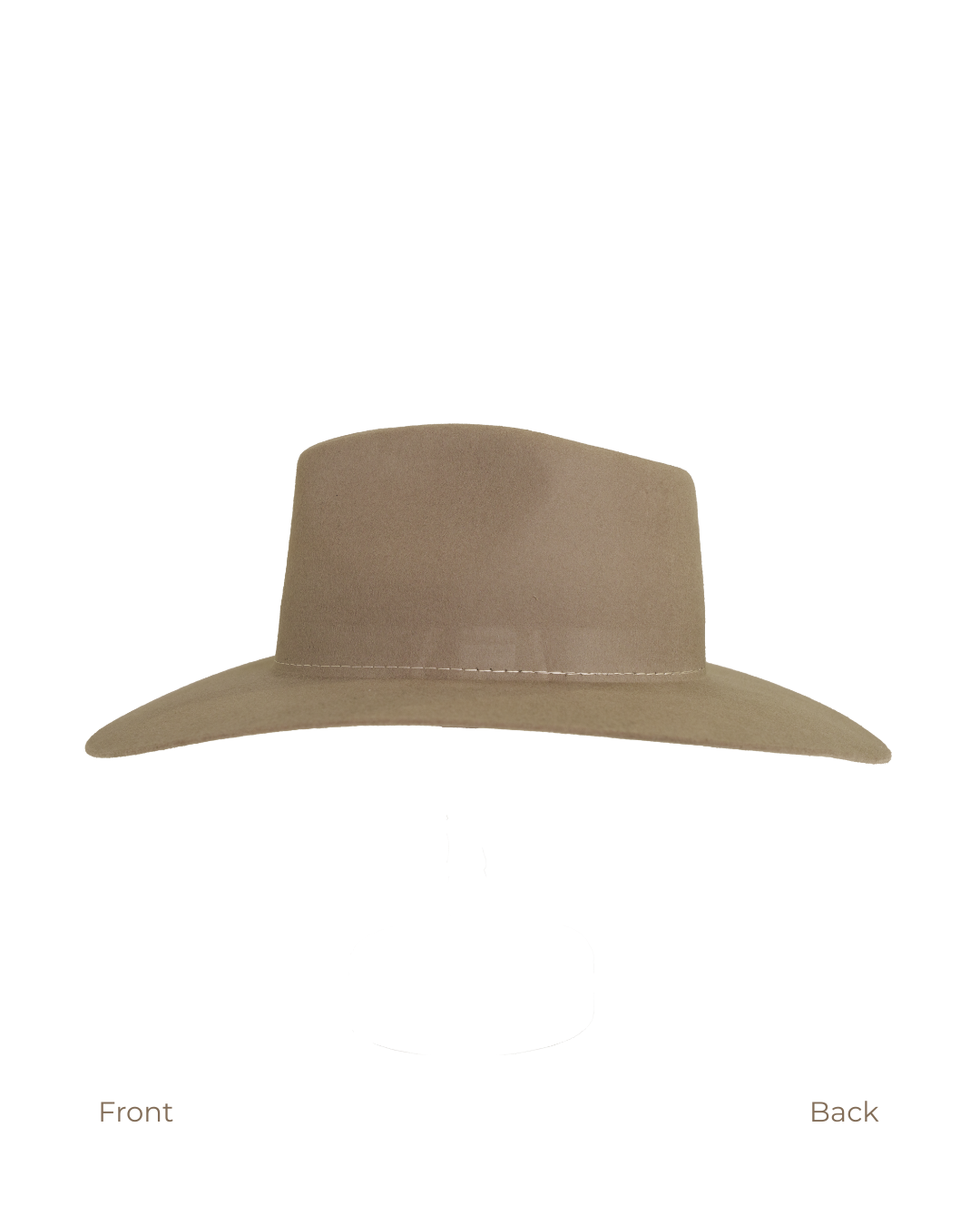 Teardrop Fedora in Mushroom