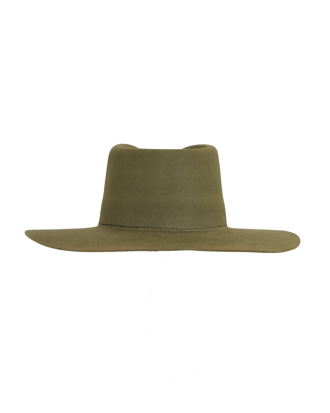 Teardrop Fedora in Olive