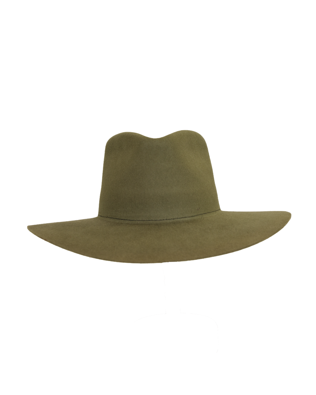 Teardrop Fedora in Olive