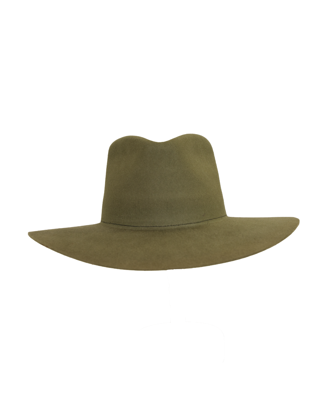 Teardrop Fedora in Olive