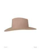 Teardrop Fedora in Silverbelly