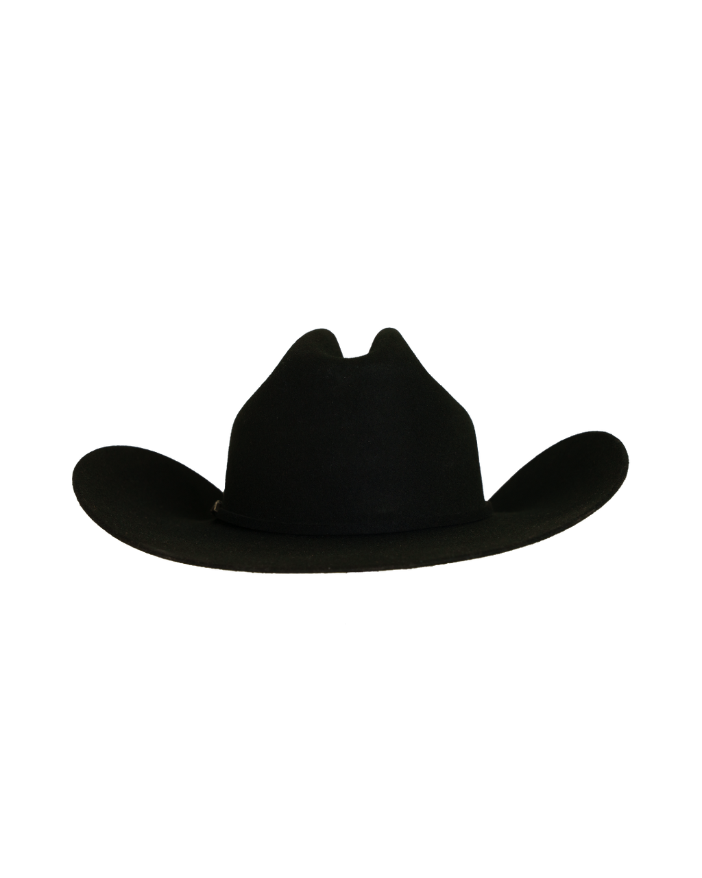Dallas Cattleman black cowboy hat, back view