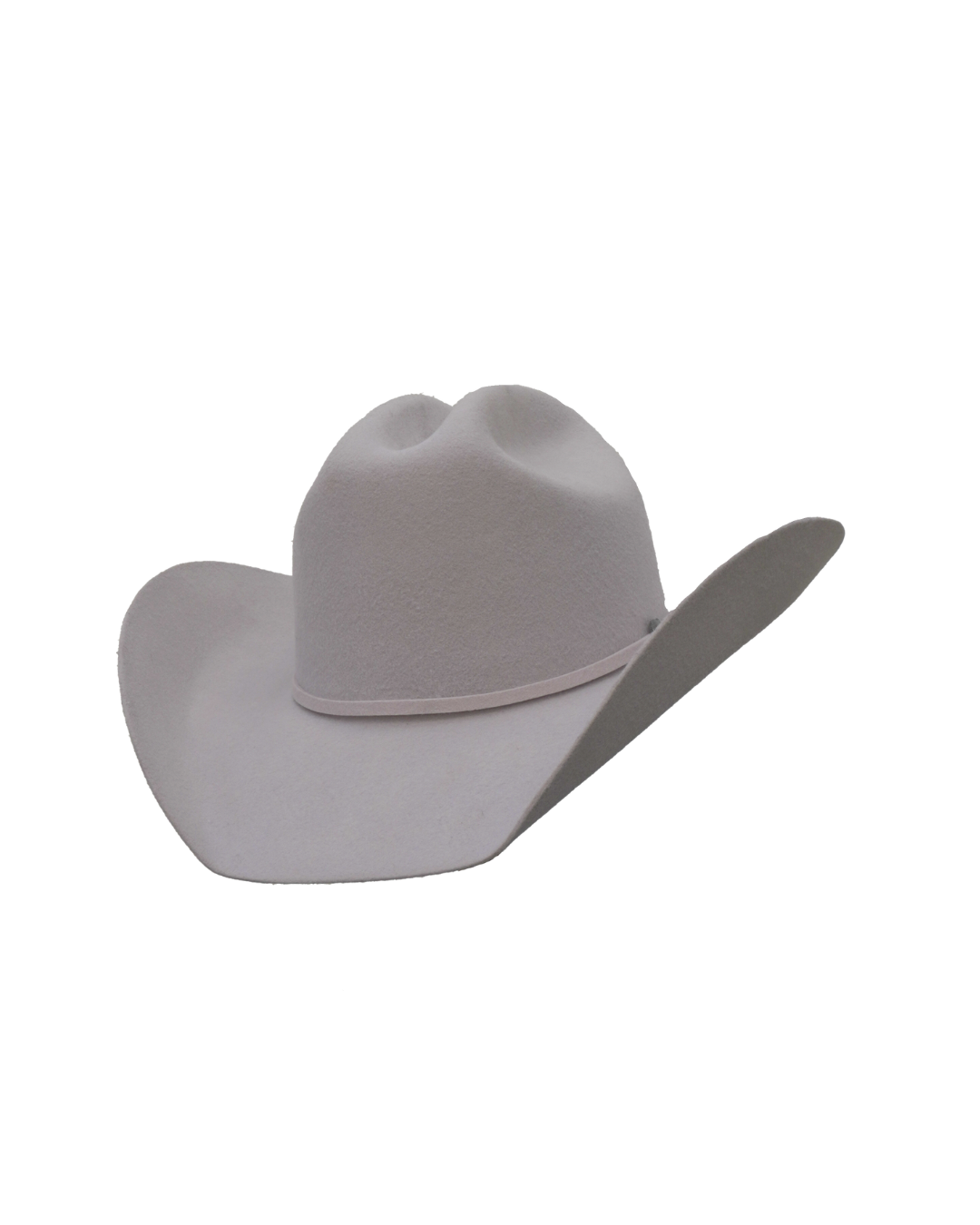 Dallas Cattleman silverbelly cowboy hat, three-quarter front view