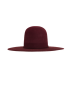 open crown merlot hat, three-quarter front view